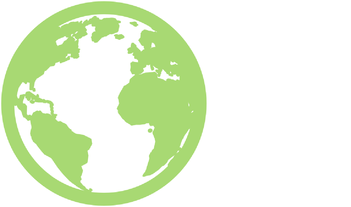 green globe symbol